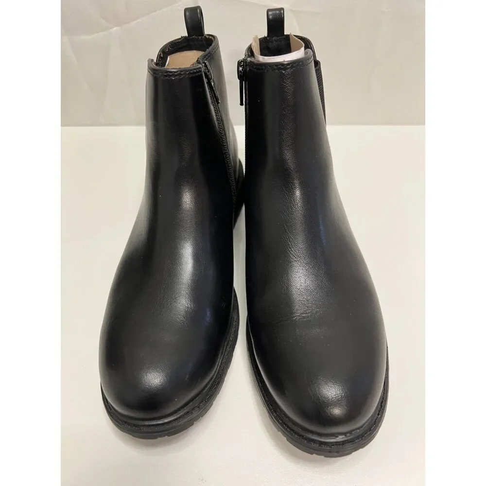 NWT Sonoma Lottiee black chelsea booties. Size 8.5